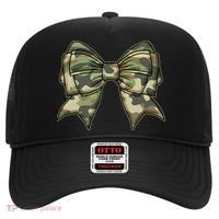 Cute Camo Coquette Ribbon Bow Hat thumb 0