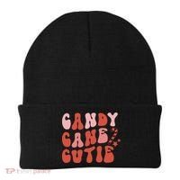 Candy Cane Cutie Funny Christmas Graphic Plus Size Beanie thumb 0