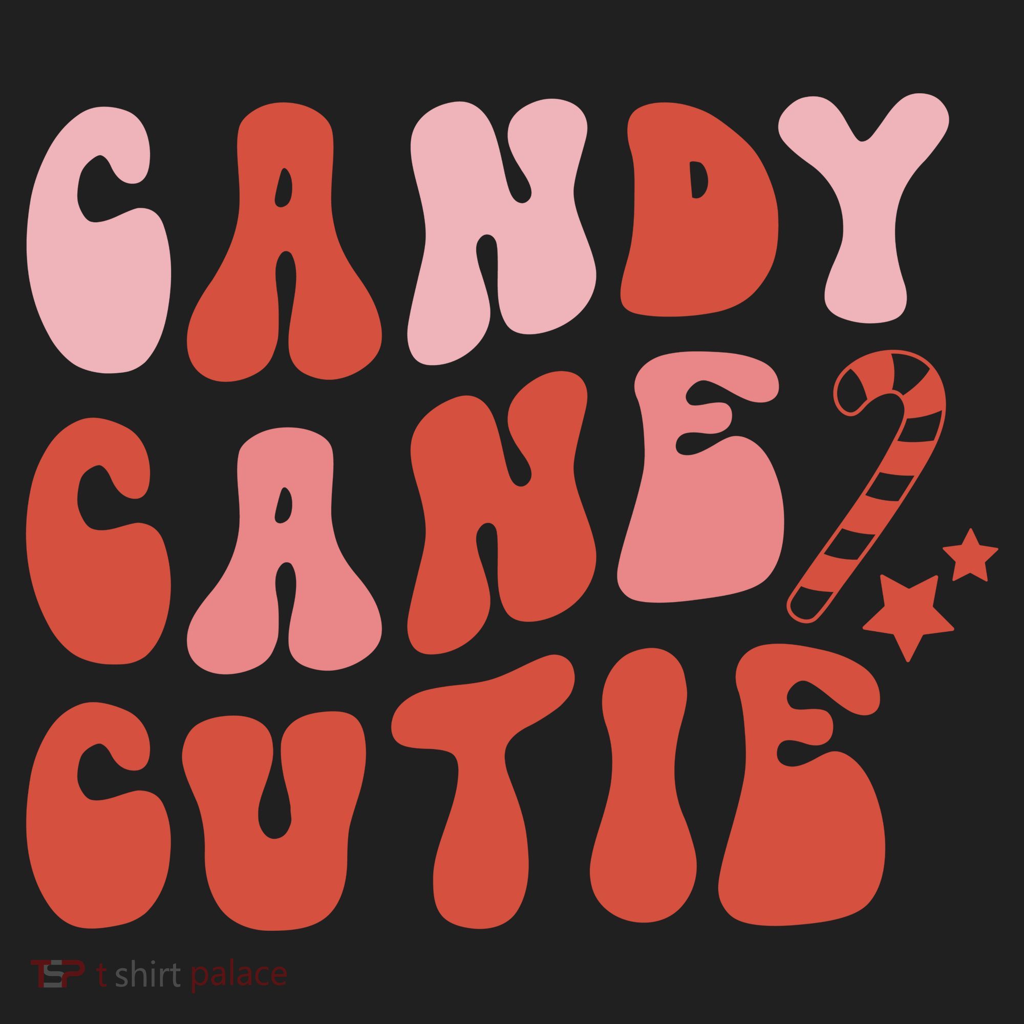 Candy Cane Cutie Funny Christmas Graphic Plus Size Beanie