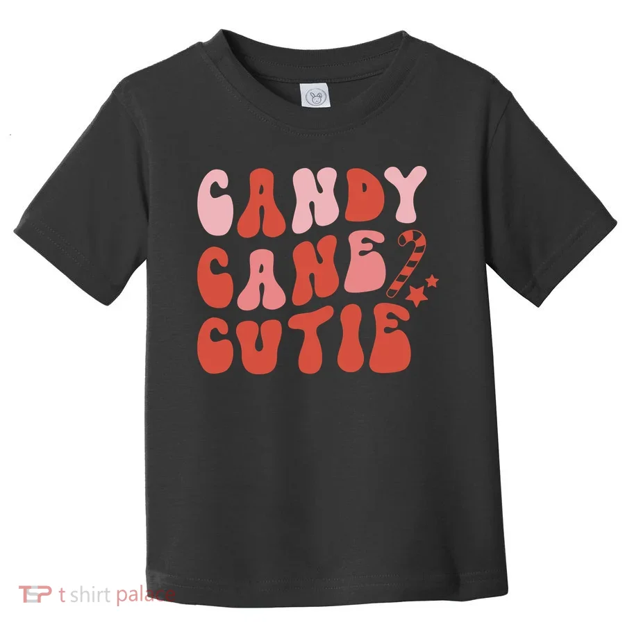 Candy Cane Cutie Funny Christmas Graphic Plus Size Toddler T-Shirt