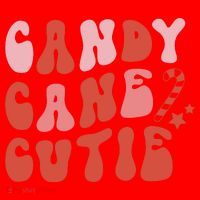 Candy Cane Cutie Funny Christmas Graphic Plus Size Santa Hat thumb 1