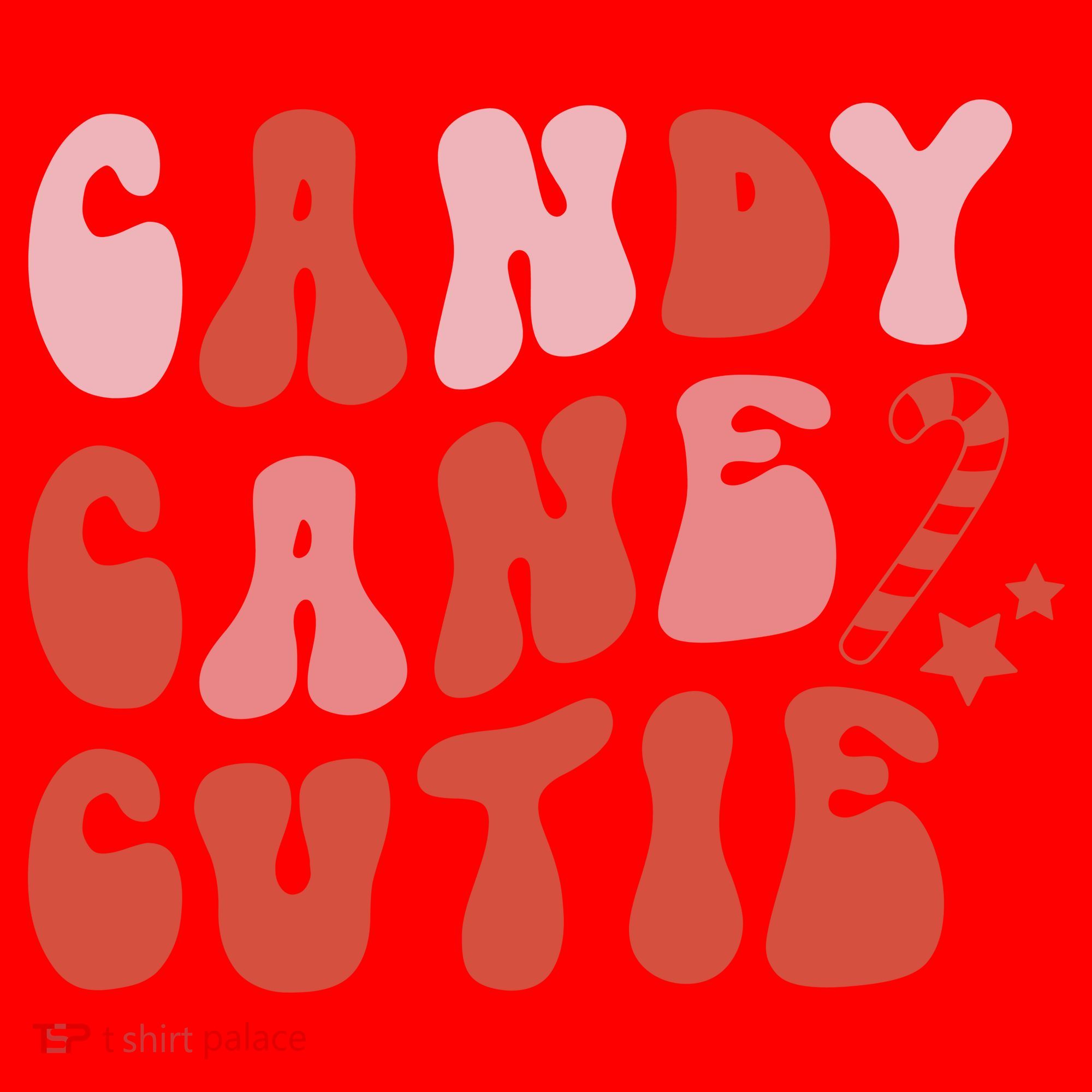 Candy Cane Cutie Funny Christmas Graphic Plus Size Santa Hat