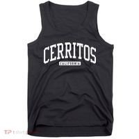 Cerritos California Ca College University Style Tank Top thumb 0
