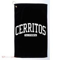 Cerritos California Ca College University Style Golf Towel thumb 0