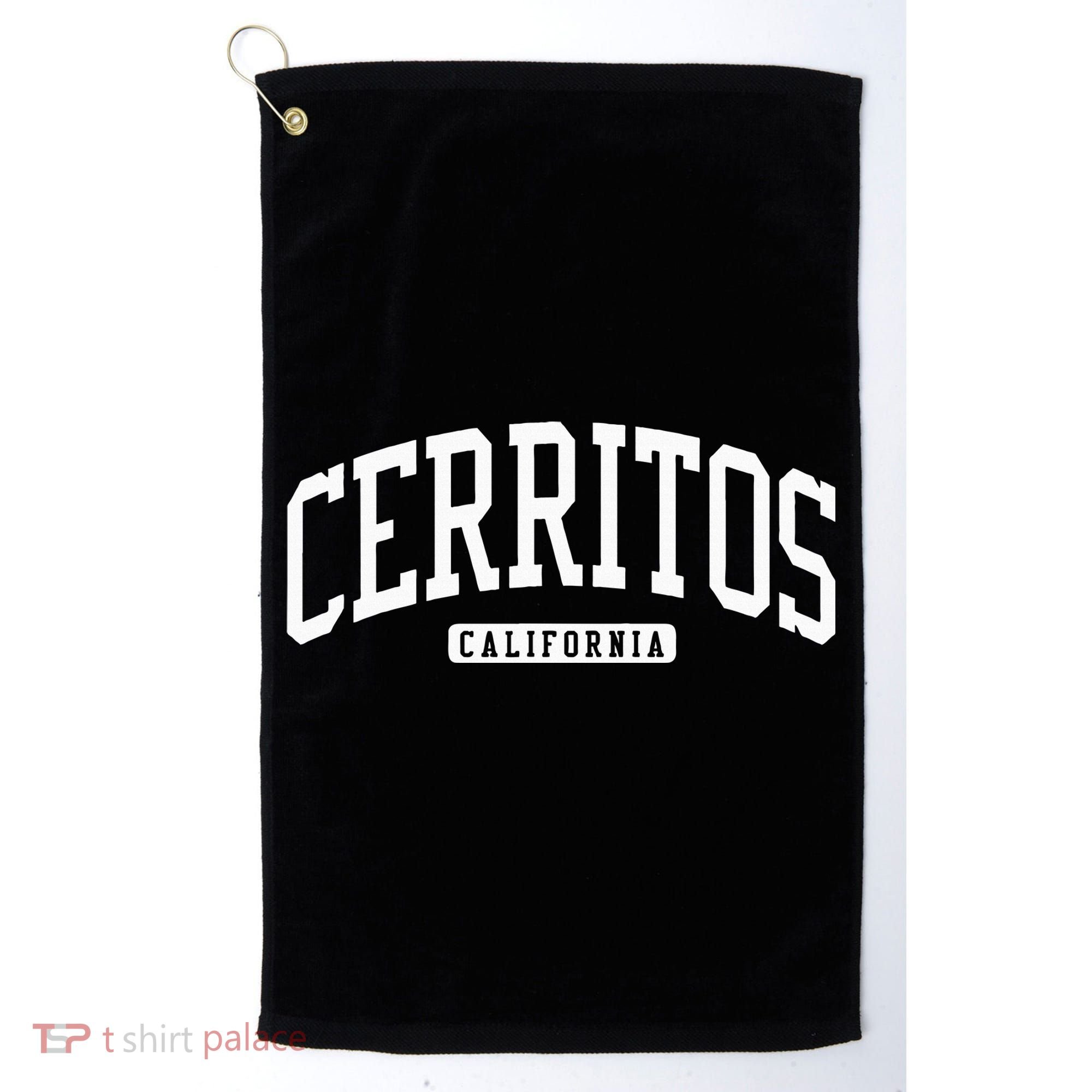 Cerritos California Ca College University Style Golf Towel