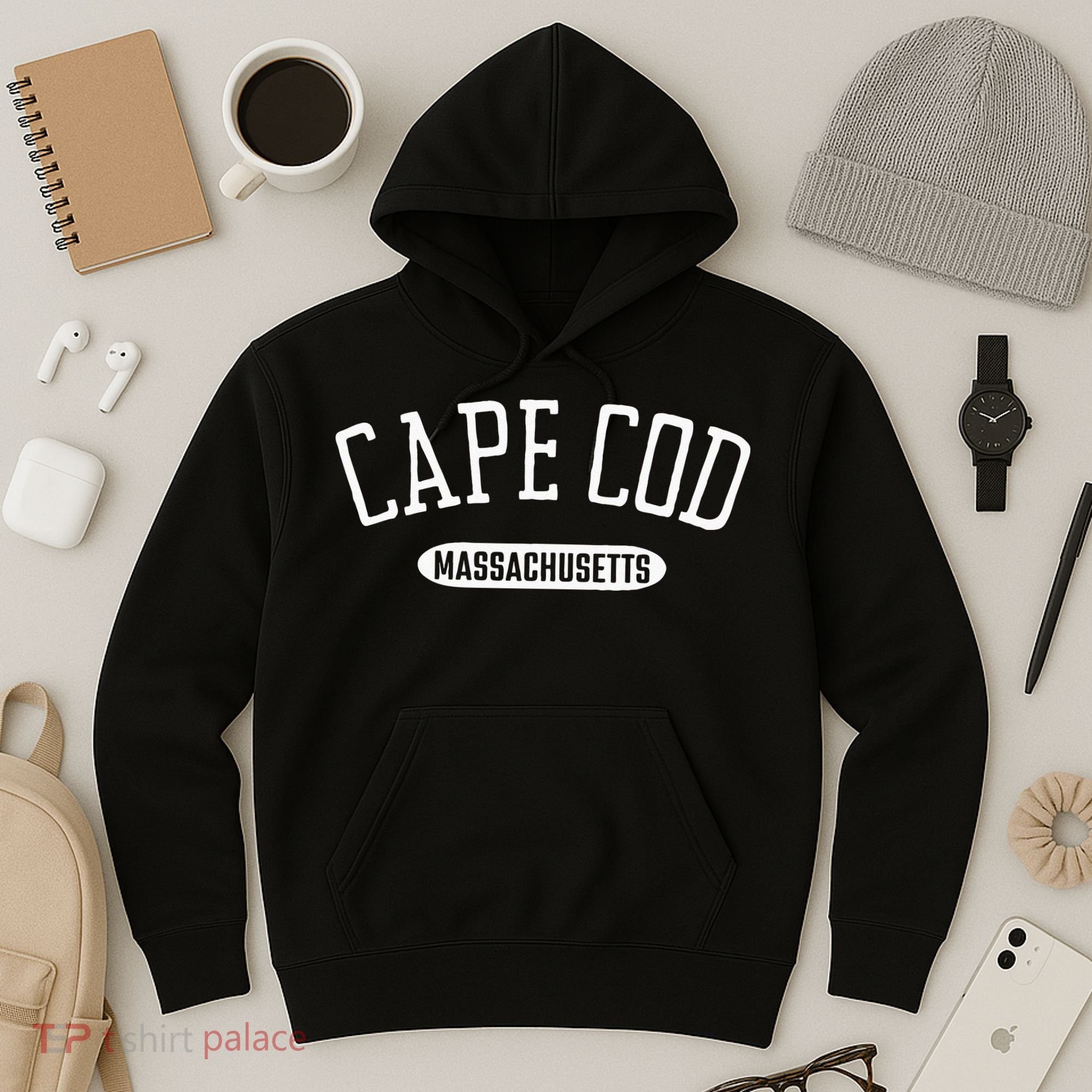 Cape Cod Classic Style Cape Cod Massachusetts MA Hoodie
