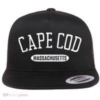 Cape Cod Classic Style Cape Cod Massachusetts MA Flat Bill Trucker Hat thumb 0