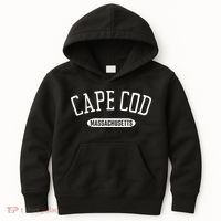 Cape Cod Classic Style Cape Cod Massachusetts MA Kids Hoodie thumb 0