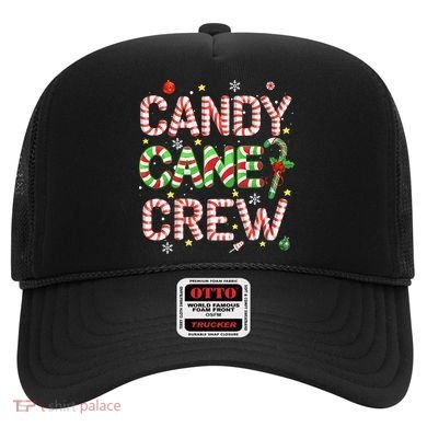 Candy Cane Crew Funny Christmas Candy Lover Xmas Pajamas  Hat