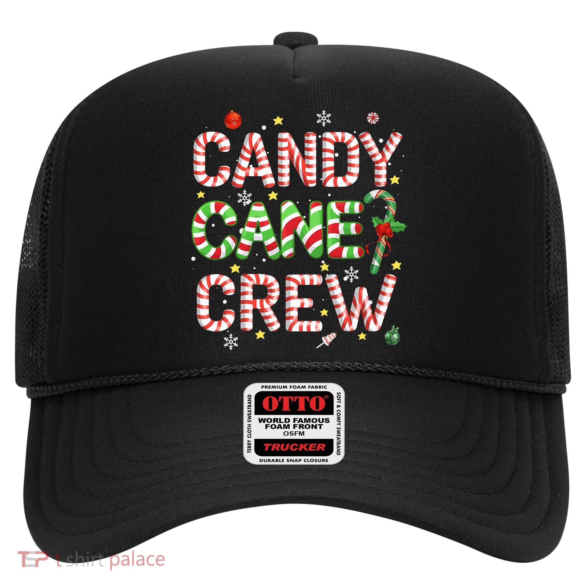 Candy Cane Crew Funny Christmas Candy Lover Xmas Pajamas  Hat