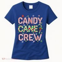 Candy Cane Crew Funny Christmas Candy Lover Xmas Pajamas  Women's T-Shirt thumb 0