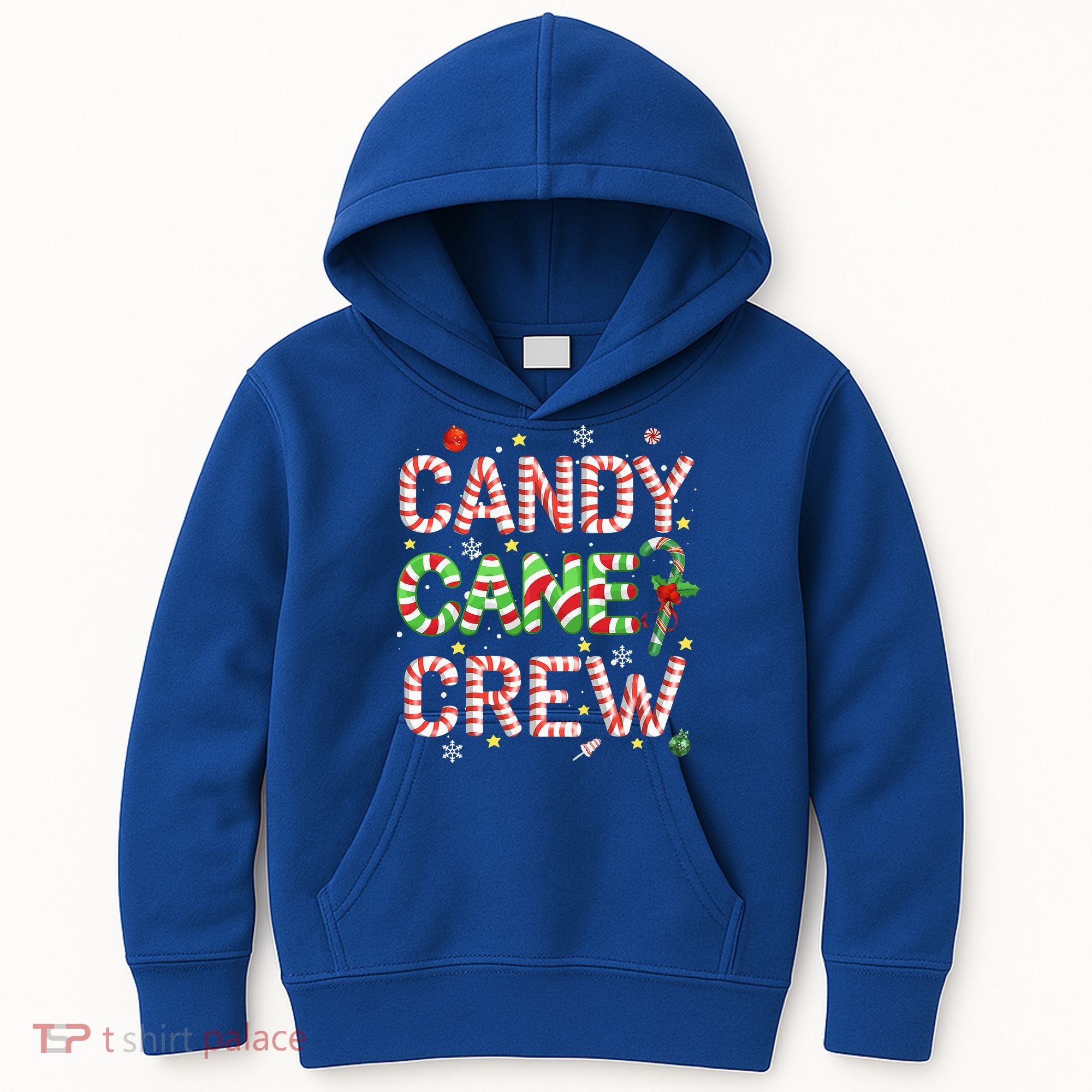 Candy Cane Crew Funny Christmas Candy Lover Xmas Pajamas  Kids Hoodie