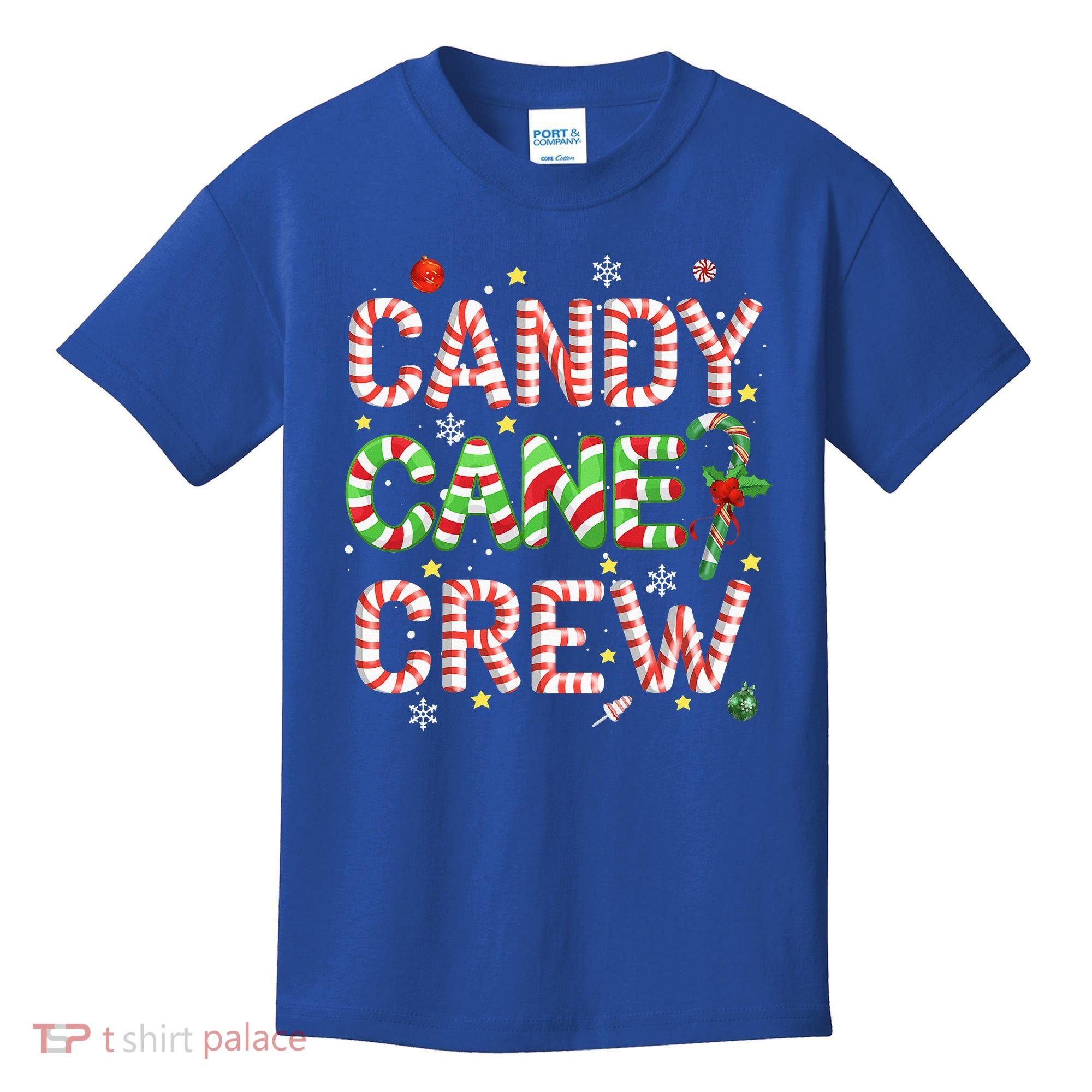 Candy Cane Crew Funny Christmas Candy Lover Xmas Pajamas  Kids T-Shirt