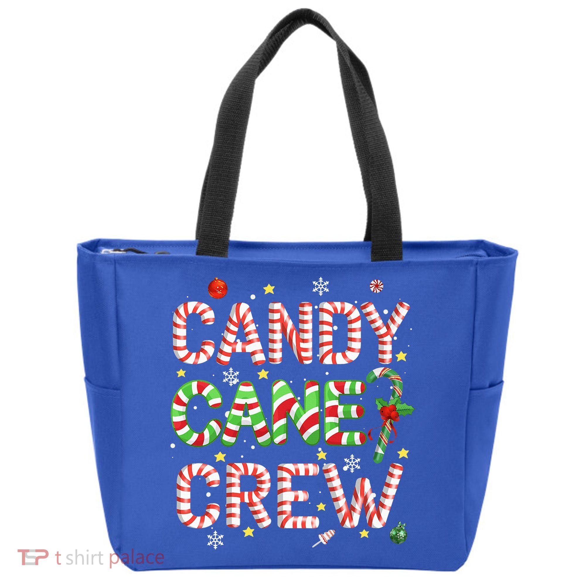 Candy Cane Crew Funny Christmas Candy Lover Xmas Pajamas  Tote Bag