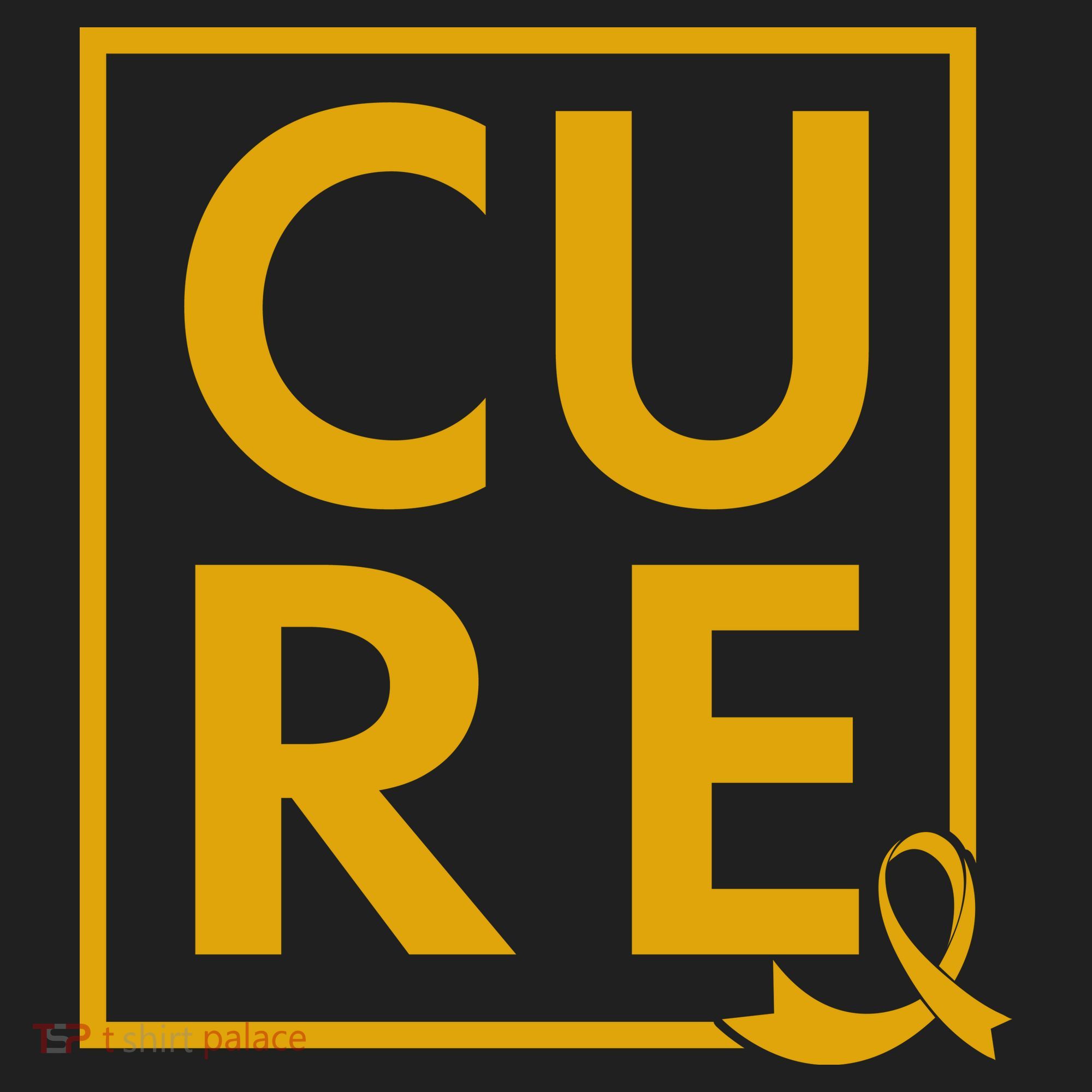 CURE Childhood Cancer Awareness Yellow Gold Ribbon Kids Plaid Pajama Set