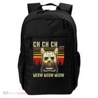 Ch Ch Ch Meow Meow Scary Friday Costume Halloween Cat Backpack thumb 0