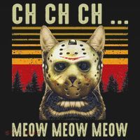Ch Ch Ch Meow Meow Scary Friday Costume Halloween Cat Women's Hoodie thumb 2