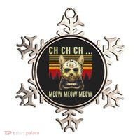 Ch Ch Ch Meow Meow Scary Friday Costume Halloween Cat Ornament thumb 0
