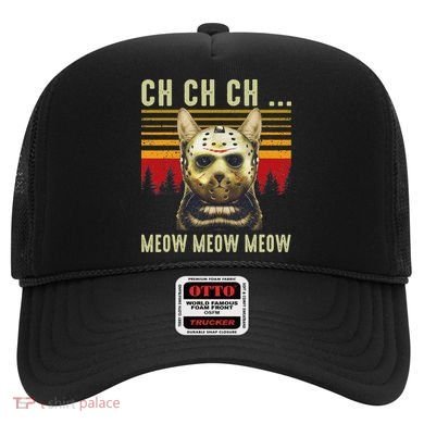 Ch Ch Ch Meow Meow Scary Friday Costume Halloween Cat Hat