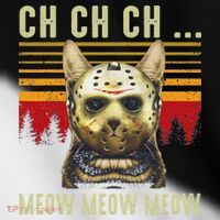 Ch Ch Ch Meow Meow Scary Friday Costume Halloween Cat Toddler Fine Jersey T-Shirt thumb 2