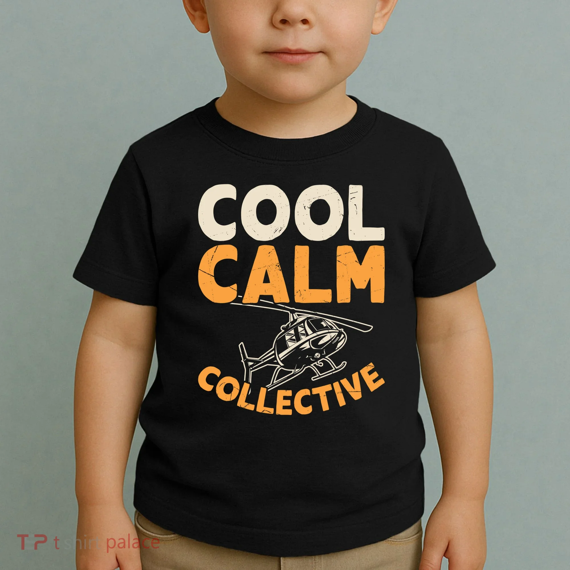 Cool Calm Collective Chopper Pilot Toddler T-Shirt