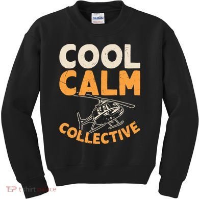 Cool Calm Collective Chopper Pilot Kids Sweatshirt