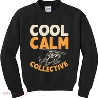 Cool Calm Collective Chopper Pilot Kids Sweatshirt thumb 0