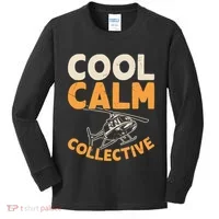 Cool Calm Collective Chopper Pilot Kids Long Sleeve Shirt thumb 0