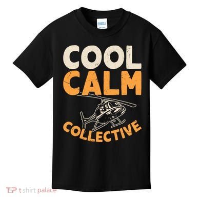 Cool Calm Collective Chopper Pilot Kids T-Shirt