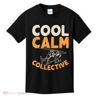 Cool Calm Collective Chopper Pilot Kids T-Shirt thumb 0