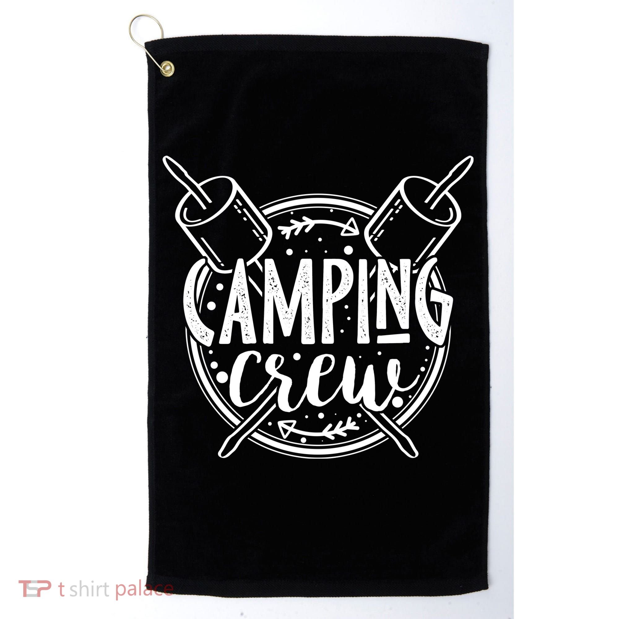 Camping Crew Golf Towel
