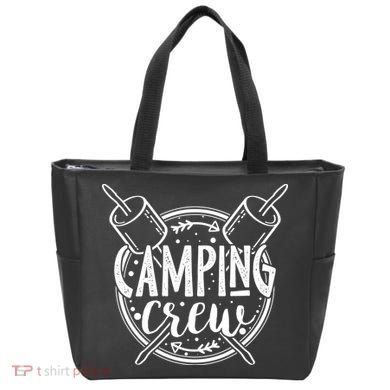 Camping Crew Tote Bag