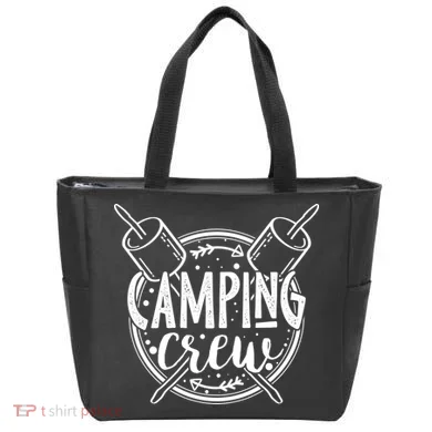 Camping Crew Tote Bag