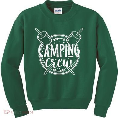 Camping Crew Kids Sweatshirt