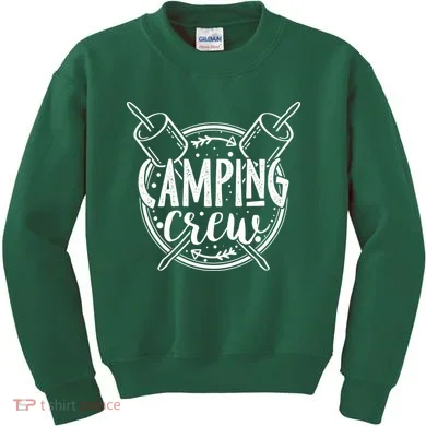 Camping Crew Kids Sweatshirt
