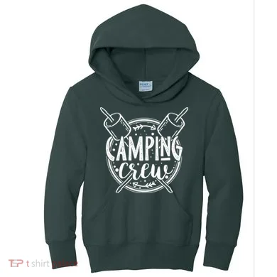 Camping Crew Kids Hoodie