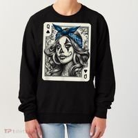 Chicana Chicano Camisa Cute Chicano Tattoo Art Clown Women's Sweatshirt thumb 0