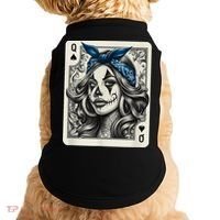 Chicana Chicano Camisa Cute Chicano Tattoo Art Clown Doggie Tank thumb 0
