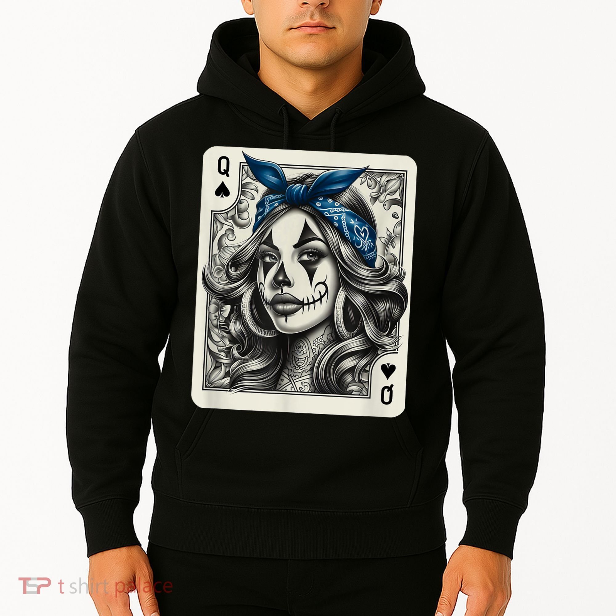 Chicana Chicano Camisa Cute Chicano Tattoo Art Clown Hoodie