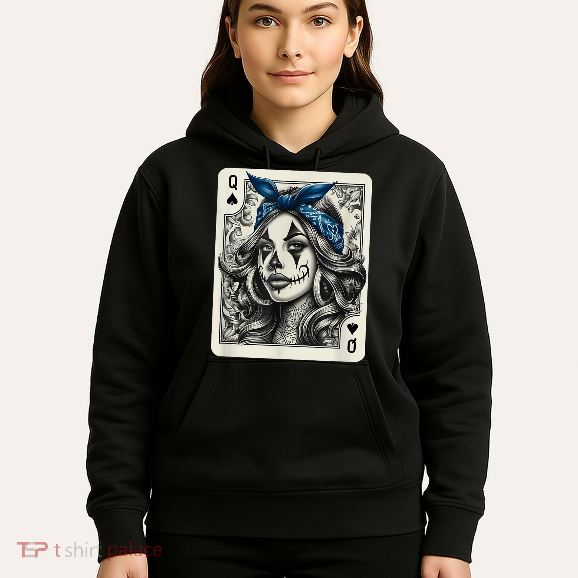 Chicana Chicano Camisa Cute Chicano Tattoo Art Clown Hoodie
