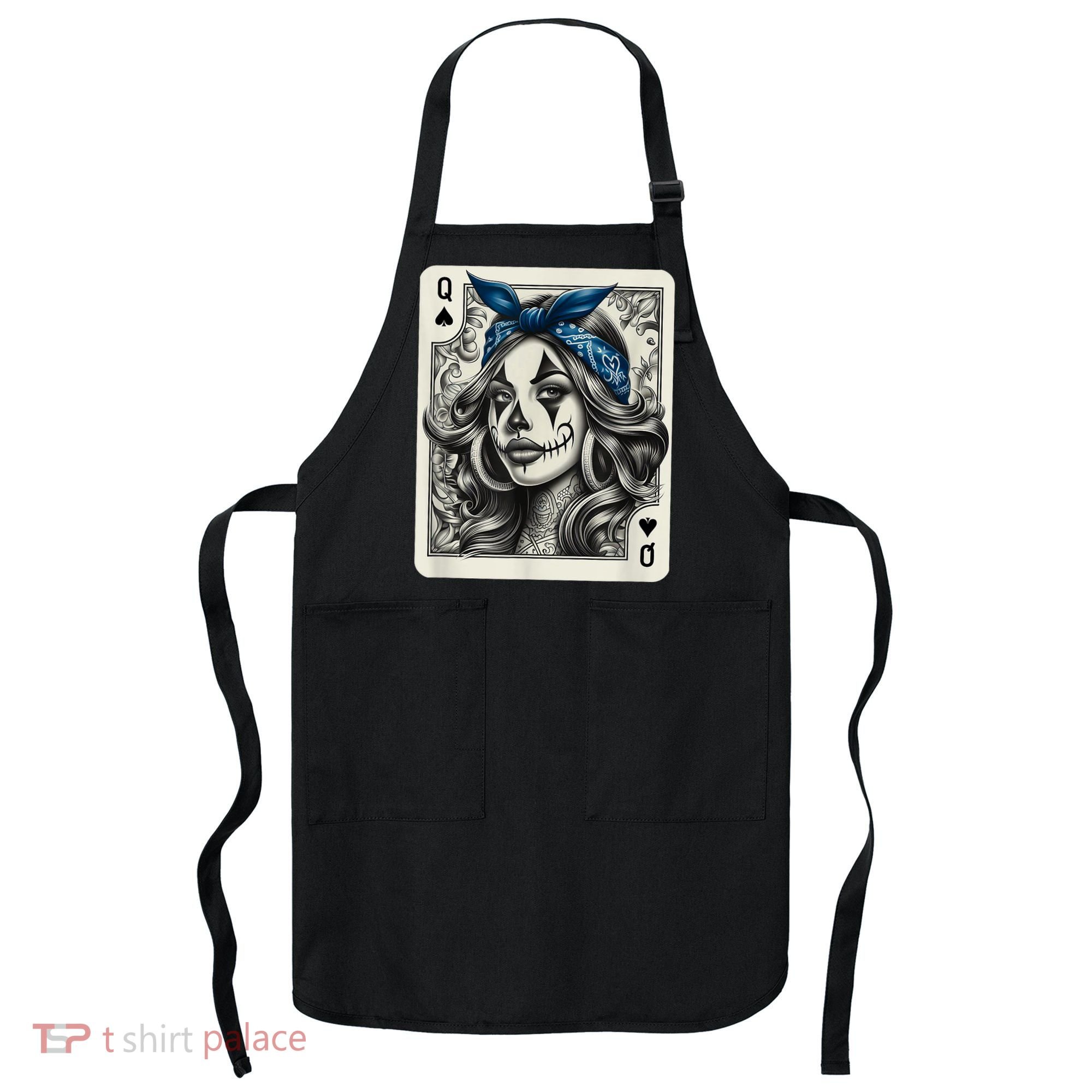Chicana Chicano Camisa Cute Chicano Tattoo Art Clown Apron