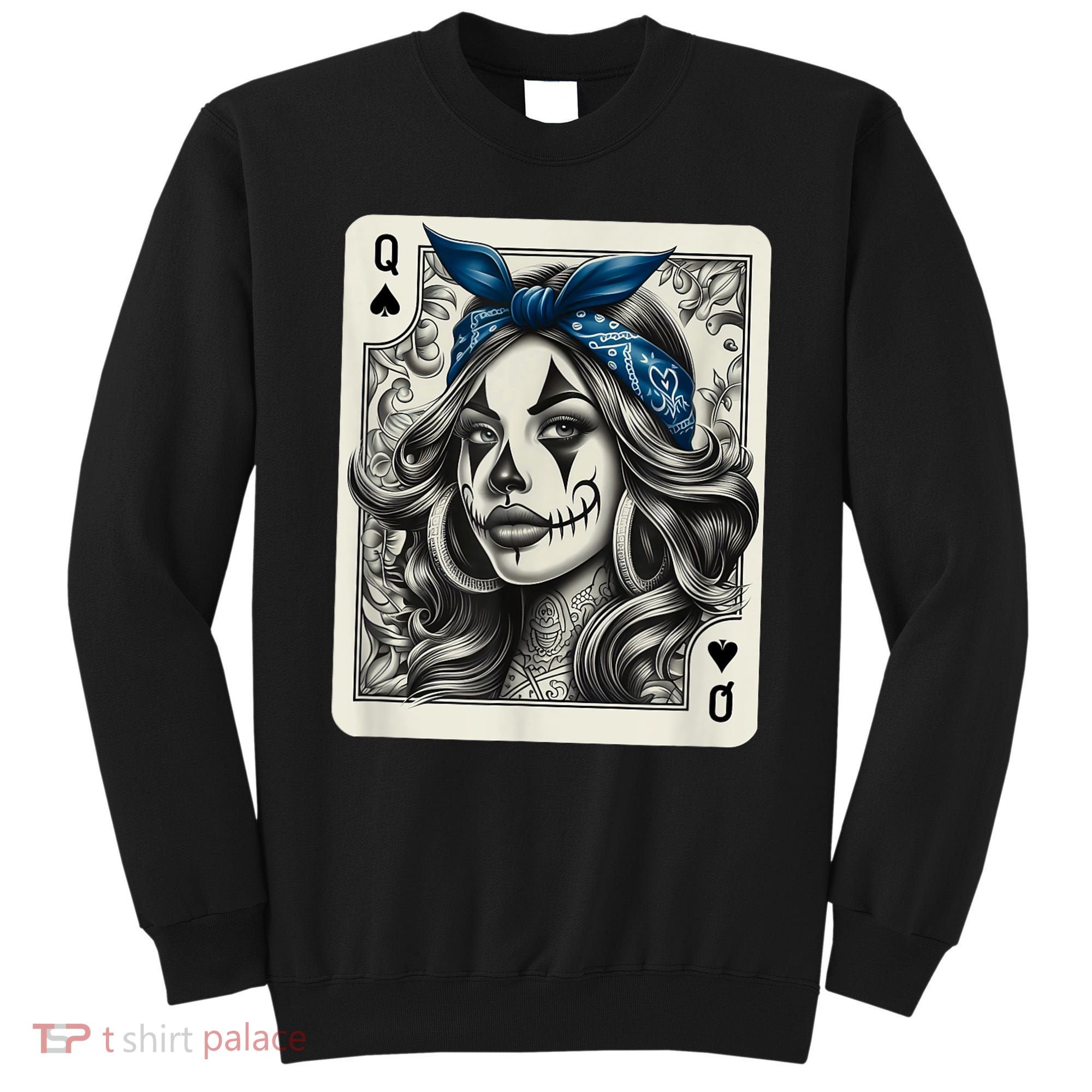 Chicana Chicano Camisa Cute Chicano Tattoo Art Clown Sweatshirt