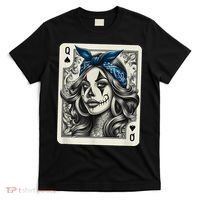 Chicana Chicano Camisa Cute Chicano Tattoo Art Clown T-Shirt thumb 0