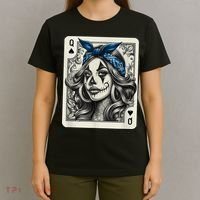 Chicana Chicano Camisa Cute Chicano Tattoo Art Clown T-Shirt thumb 4