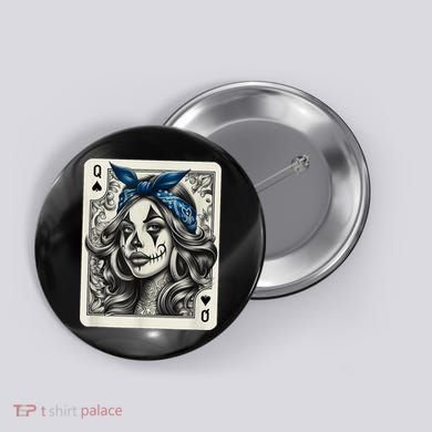 Chicana Chicano Camisa Cute Chicano Tattoo Art Clown Button
