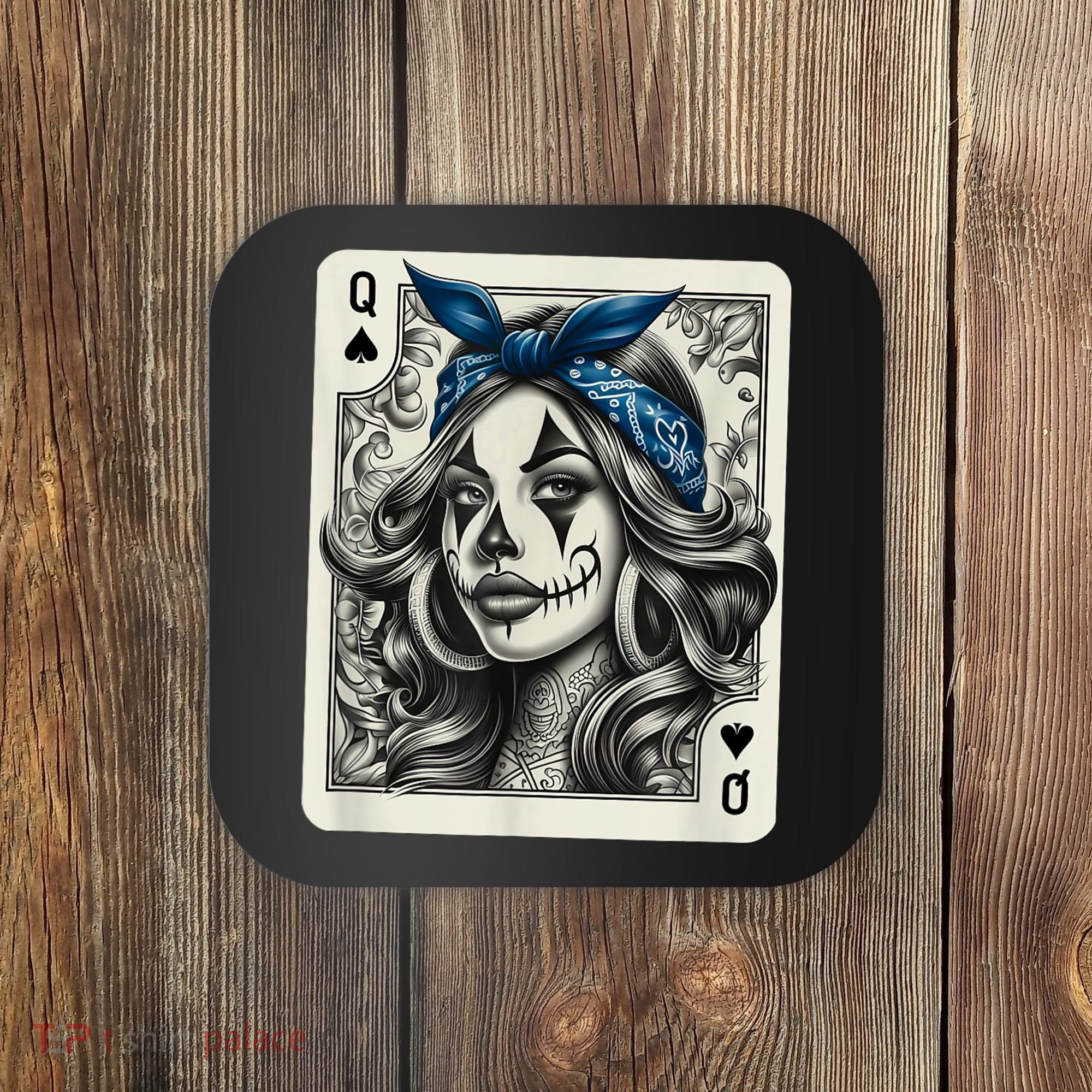 Chicana Chicano Camisa Cute Chicano Tattoo Art Clown Coaster