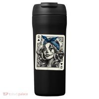 Chicana Chicano Camisa Cute Chicano Tattoo Art Clown 24oz Duet Stainless Steel Tumbler thumb 0
