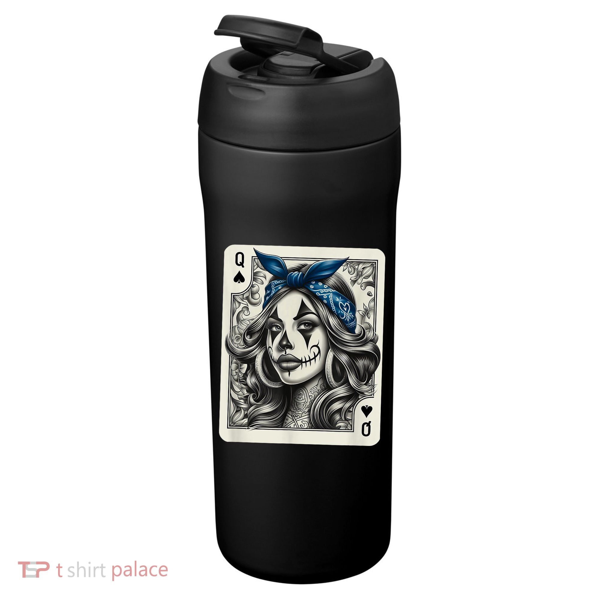 Chicana Chicano Camisa Cute Chicano Tattoo Art Clown 24oz Duet Stainless Steel Tumbler