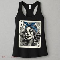 Chicana Chicano Camisa Cute Chicano Tattoo Art Clown Women's Tank Top thumb 3