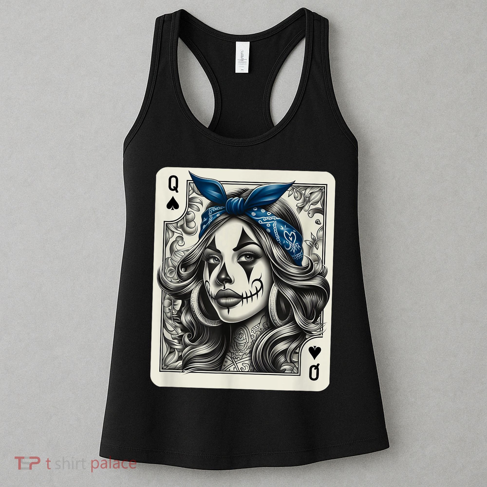 Chicana Chicano Camisa Cute Chicano Tattoo Art Clown Women's Tank Top